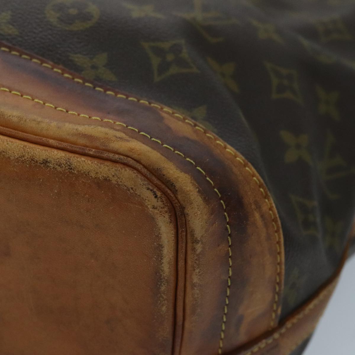 LOUIS VUITTON Monogram Noe Shoulder Bag M42224 LV Auth 96557