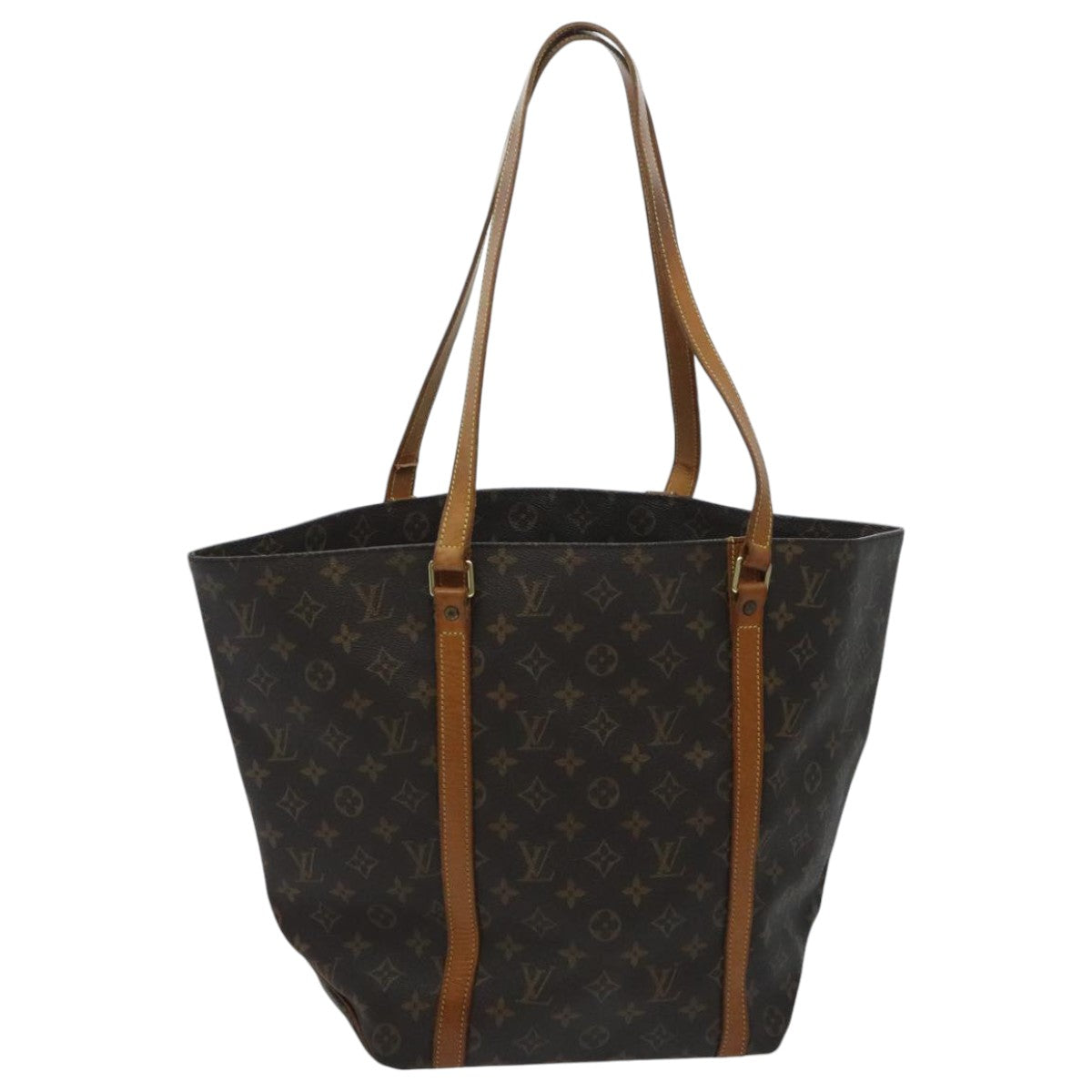 LOUIS VUITTON Monogram Sac Shopping Tote Bag M51108 LV Auth 96562