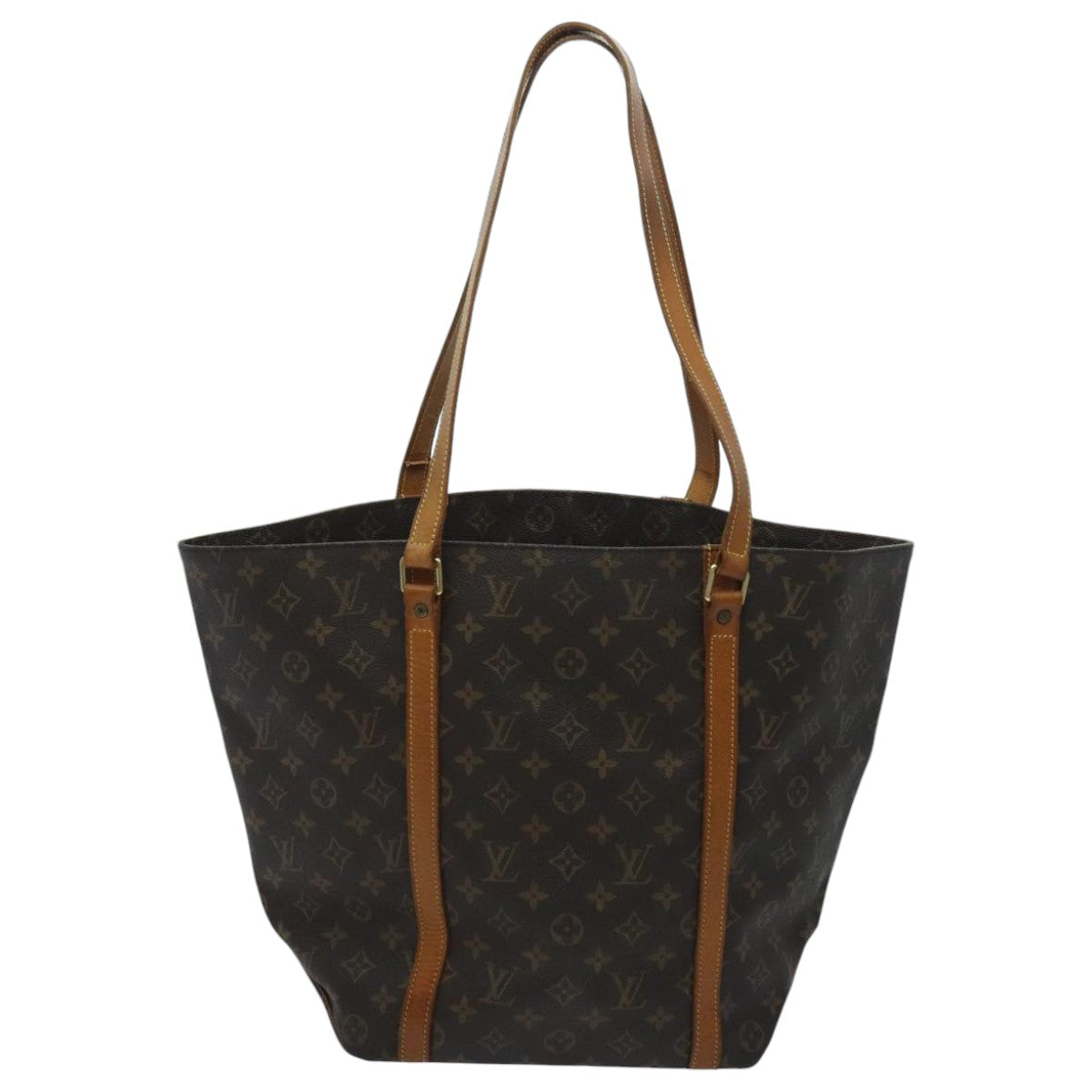 LOUIS VUITTON Monogram Sac Shopping Tote Bag M51108 LV Auth 96562