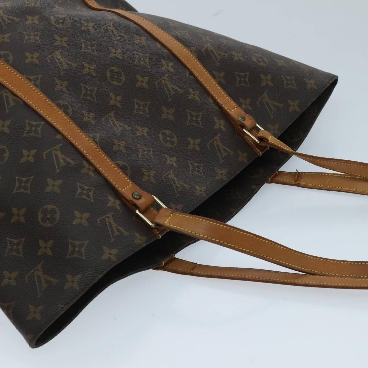 LOUIS VUITTON Monogram Sac Shopping Tote Bag M51108 LV Auth 96562