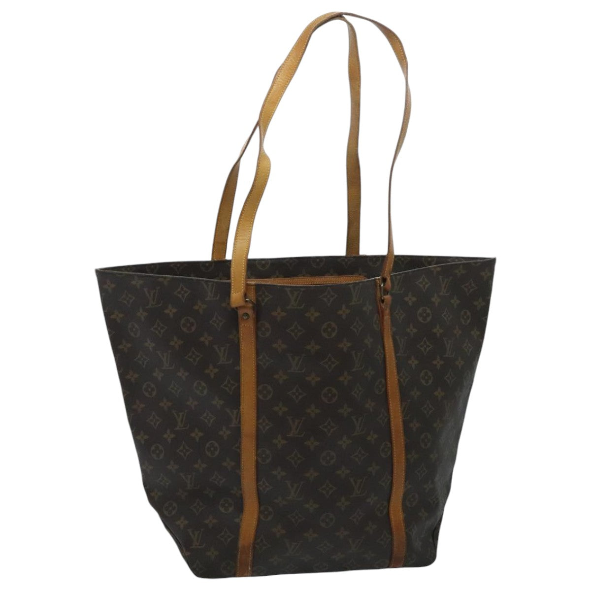 LOUIS VUITTON Monogram Sac Shopping GM Tote Bag M51110 LV Auth 96563