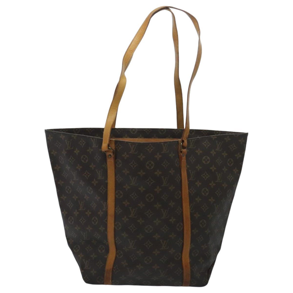 LOUIS VUITTON Monogram Sac Shopping GM Tote Bag M51110 LV Auth 96563