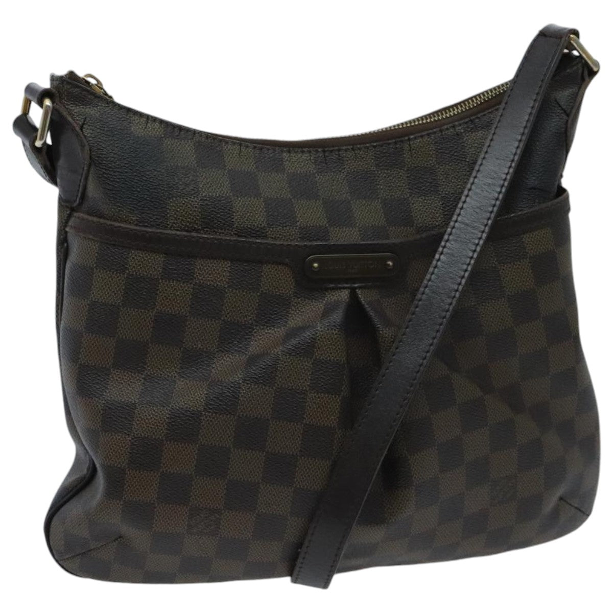 LOUIS VUITTON Damier Ebene Bloomsbury PM Shoulder Bag N42251 LV Auth 96566