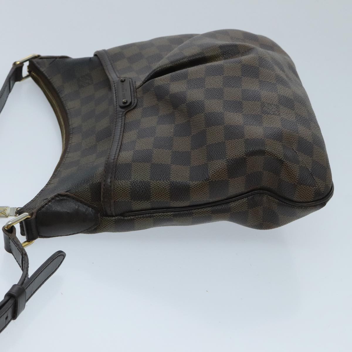 LOUIS VUITTON Damier Ebene Bloomsbury PM Shoulder Bag N42251 LV Auth 96566