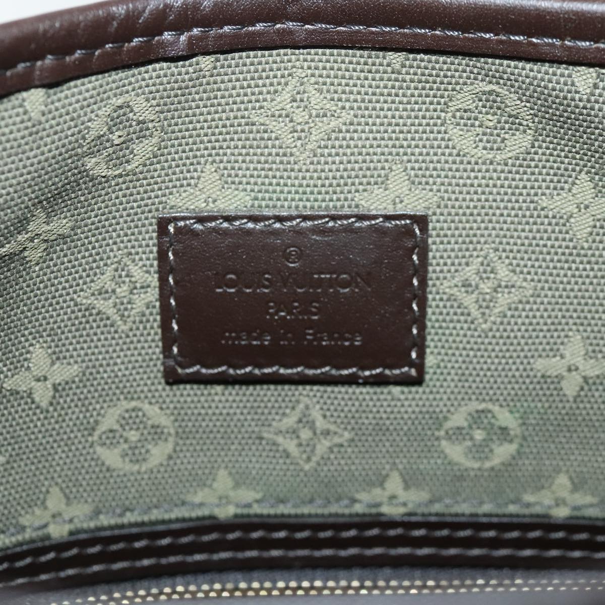 LOUIS VUITTON Monogram Mini Besace Mary Kate Bag TST Khaki M92322 Auth 96571