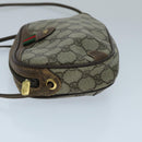 GUCCI GG Supreme Web Sherry Line Shoulder Bag PVC Beige 156 02 066 Auth 96584-4