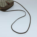 GUCCI GG Supreme Web Sherry Line Shoulder Bag PVC Beige 156 02 066 Auth 96584-7