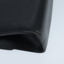 Salvatore Ferragamo Gancini Shoulder Bag Leather Navy Gold Auth 96590-16