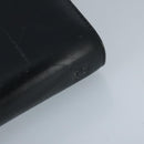 Salvatore Ferragamo Gancini Shoulder Bag Leather Navy Gold Auth 96590-9