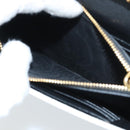 PRADA Chain Shoulder Bag Safiano leather White Gold Auth 96597-19