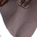 Burberrys Nova Check Pouch PVC Beige Gold Auth 96598-11