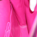 CHANEL Matelasse Chain Shoulder Bag Satin Gold Pink CC Auth 96601-22