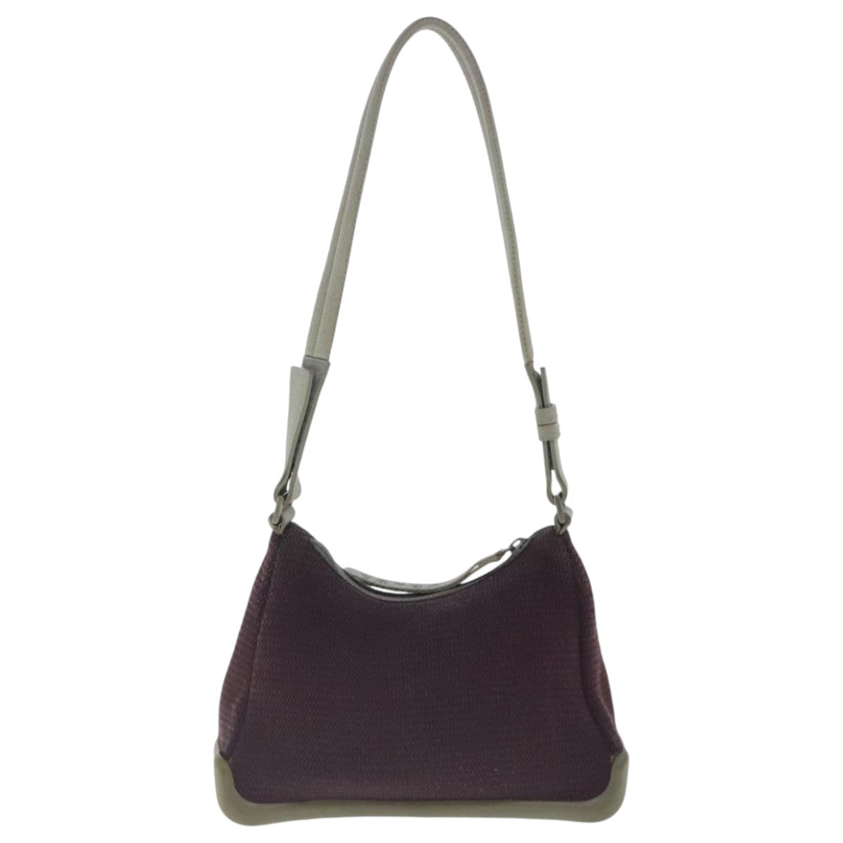 PRADA Sports Shoulder Bag Canvas Purple Auth 96616