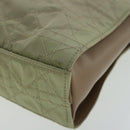 Christian Dior Canage Shoulder Bag Nylon Beige Auth 96633-9
