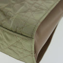 Christian Dior Canage Shoulder Bag Nylon Beige Auth 96633-15