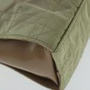 Christian Dior Canage Shoulder Bag Nylon Beige Auth 96633-16