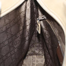 Christian Dior Canage Shoulder Bag Nylon Beige Auth 96633-20