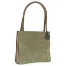 Christian Dior Canage Shoulder Bag Nylon Beige Auth 96633-1