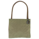 Christian Dior Canage Shoulder Bag Nylon Beige Auth 96633-13