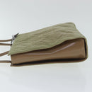 Christian Dior Canage Shoulder Bag Nylon Beige Auth 96633-4