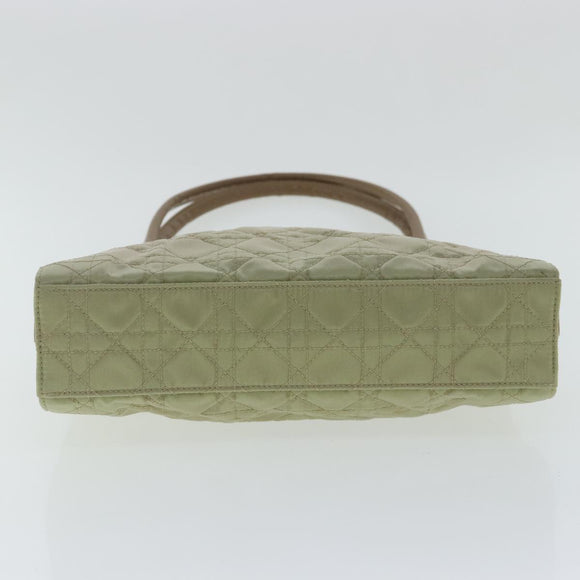 Christian Dior Canage Umhängetasche Nylon Beige Auth 96633