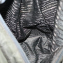 PRADA Shoulder Bag Nylon Khaki Silver Auth 96650-21