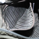 PRADA Shoulder Bag Nylon Khaki Silver Auth 96650-22