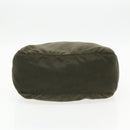 PRADA Shoulder Bag Nylon Khaki Silver Auth 96650-5