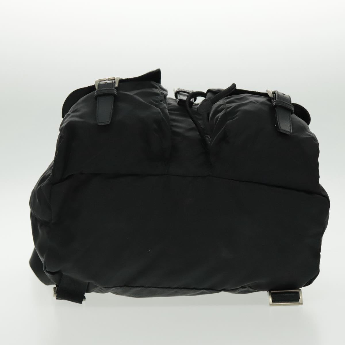 PRADA Backpack Nylon Black Auth 96661