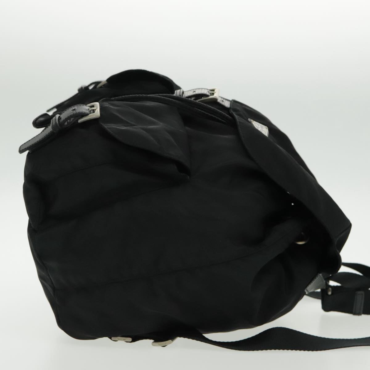 PRADA Backpack Nylon Black Auth 96661