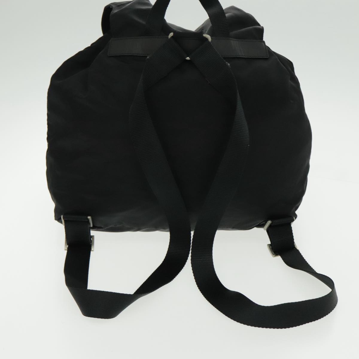 PRADA Backpack Nylon Black Auth 96661