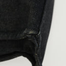 BURBERRY Blue Label Tote Bag Canvas Silver Black Auth 96669-9