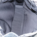 BURBERRY Blue Label Tote Bag Canvas Silver Black Auth 96669-11