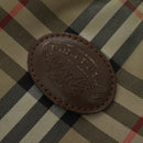 BURBERRY Nova Check Shoulder Bag Canvas Beige Auth 96672-17