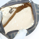 FENDI Zucca Canvas Pouch Brown Auth 96675-10