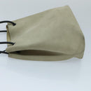 GUCCI Shoulder Bag Suede Beige 101341 Auth 96679-4