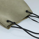 GUCCI Shoulder Bag Suede Beige 101341 Auth 96679-6