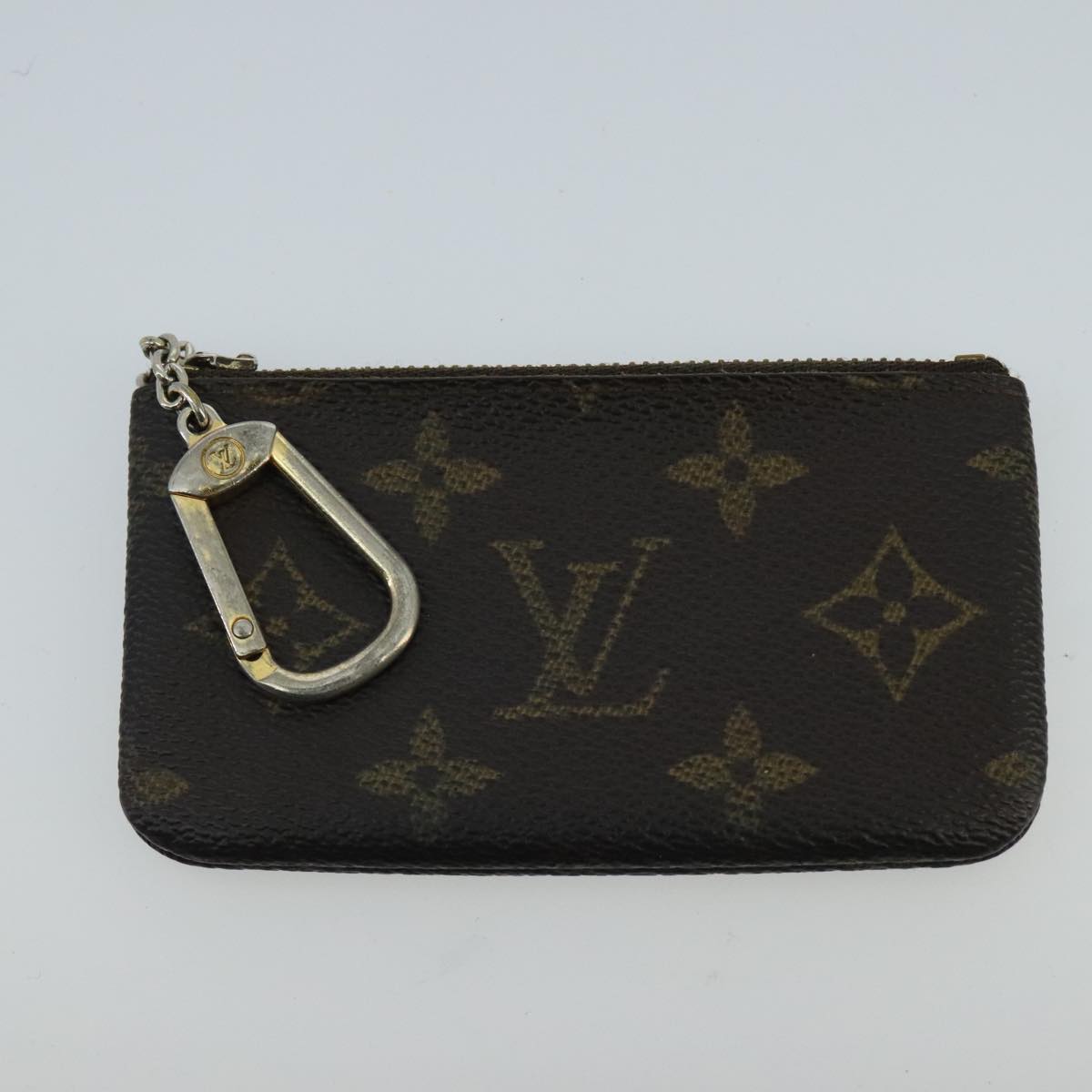 LOUIS VUITTON Monogram Pochette Cles Coin Purse 2Set M62650 LV Auth 96682