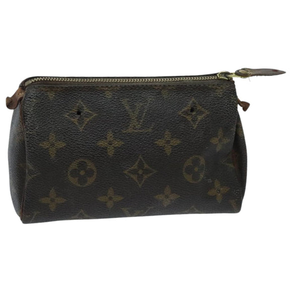 LOUIS VUITTON Monogram Mini Speedy Hand Bag M41534 LV Auth 96683