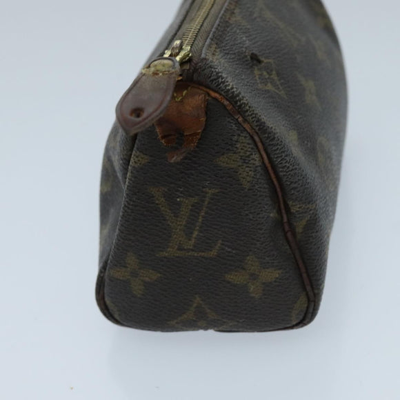 LOUIS VUITTON Monogram Mini Speedy Hand Bag M41534 LV Auth 96683