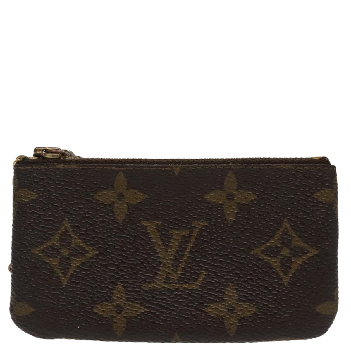 LOUIS VUITTON Monogram Pochette Cles Coin Purse M62650 LV Auth 96684