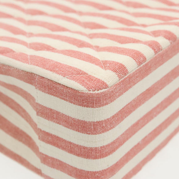 CHANEL Matelasse Chain Shoulder Bag Canvas Gold Pink CC Auth 96691SM