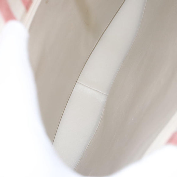 CHANEL Matelasse Chain Shoulder Bag Canvas Gold Pink CC Auth 96691SM