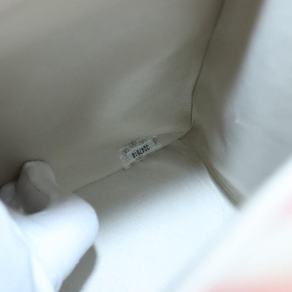 CHANEL Matelasse Chain Shoulder Bag Canvas Gold Pink CC Auth 96691SM