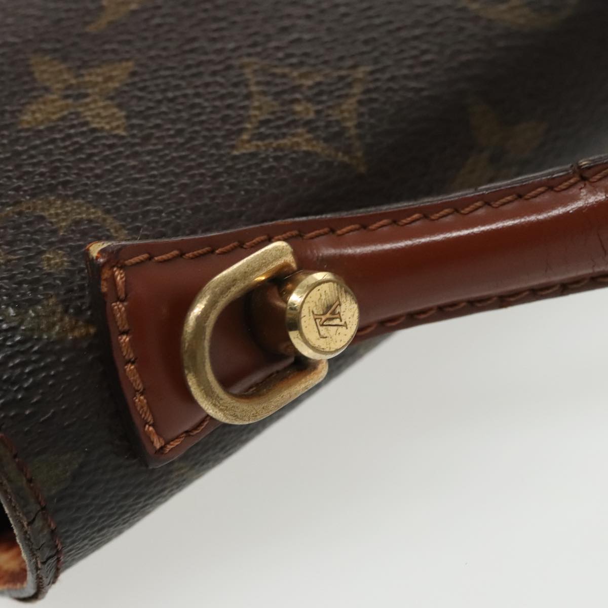 LOUIS VUITTON Monogram Monceau 28 Hand Bag 2way M51185 LV Auth 96698