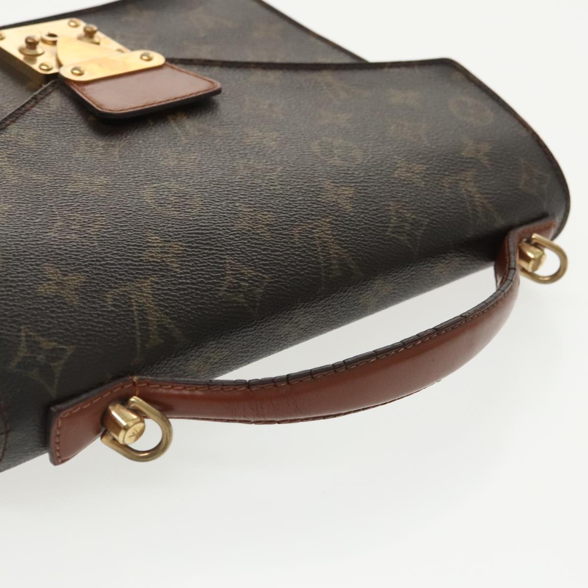 LOUIS VUITTON Monogram Monceau 28 Hand Bag 2way M51185 LV Auth 96698