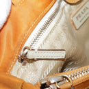 PRADA Shoulder Bag Nylon Orange Auth 96714-21