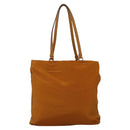PRADA Shoulder Bag Nylon Orange Auth 96714-2