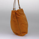 PRADA Shoulder Bag Nylon Orange Auth 96714-3