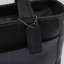 Coach Old Coach Shoulder Bag Leather Black Auth 96716-17